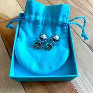 Tiffany & Co hardwear 14mm bead stud earrings - sterling silver